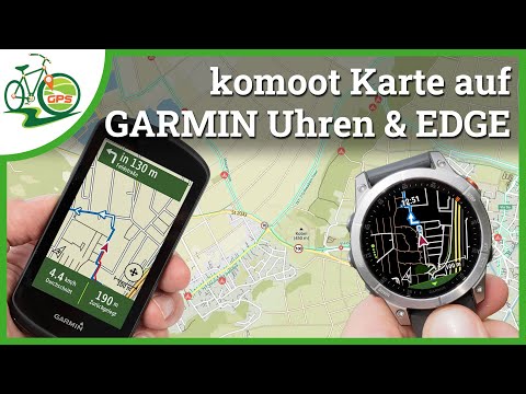 komoot Karte auf Garmin - Kartennavigation für EDGE, Fenix, Epix, Venu &amp; Co